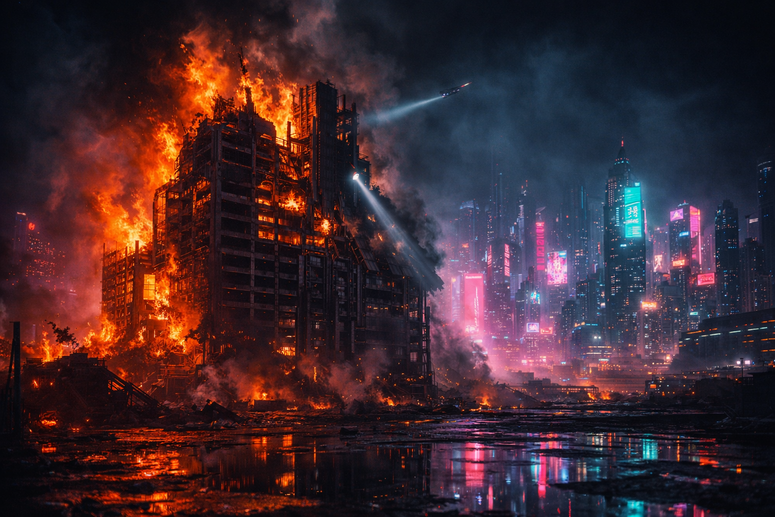 Paradoxical Dynamics Ruins Erupt